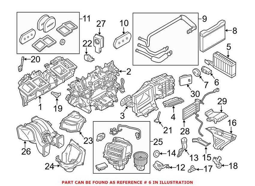 BMW A/C Expansion Valve - Front 64119159803